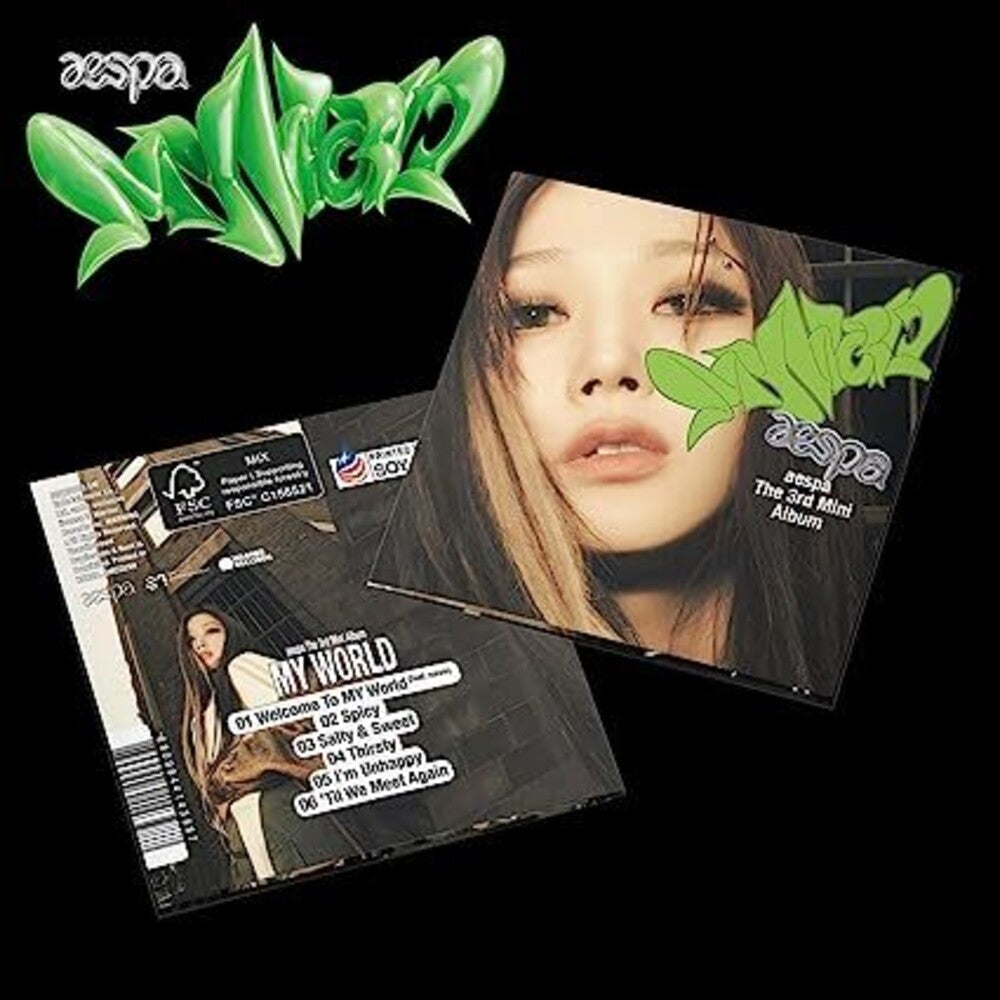 Aespa - MY WORLD - The 3rd Mini Album - POSTER Ver. [GISELLE Cover]