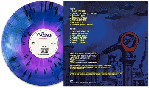 The Vibrators - Mars Casino - Purple/blue Haze Splatter