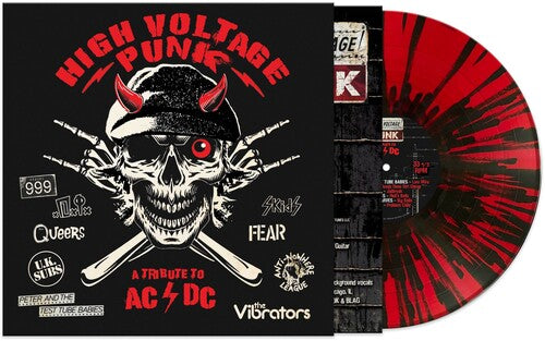 Various Artists - A Punk Tribute To AC/DC [Red/Black Splatter]