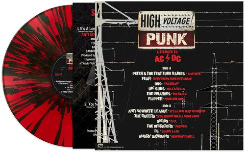 Various Artists - A Punk Tribute To AC/DC [Red/Black Splatter]