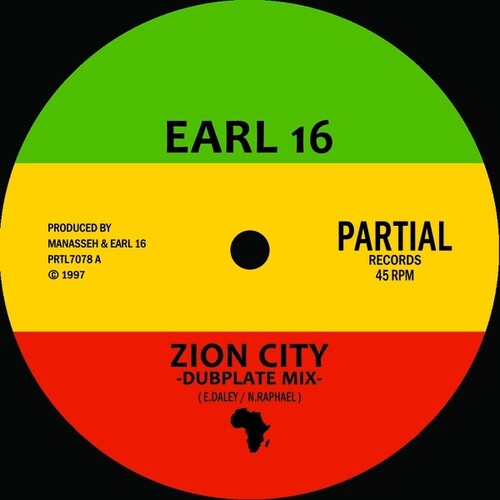 Earl 16 - Zion City - Dubplate Mix - Vinyl Record