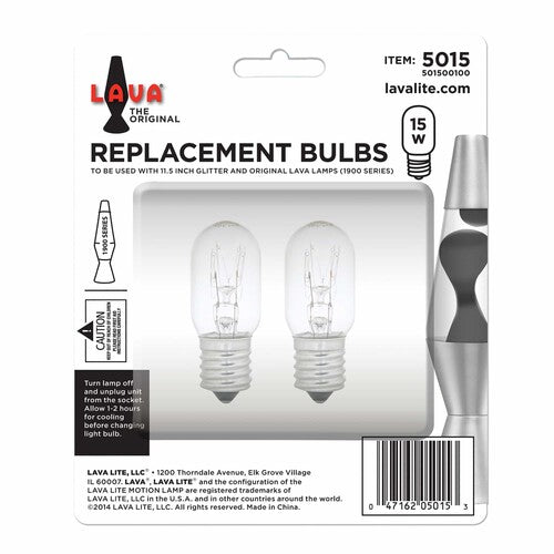 Lava Lamp 15w Replacement Bulb 2 Pack For 11.5 Lamps
