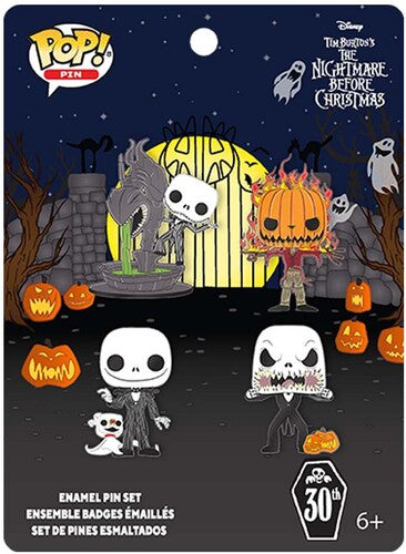 Funko Pop! Pin Set: - The Nightmare Before Christmas - This Is Halloween - Collectibles