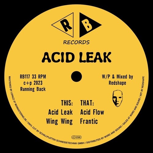 Redshape - Acid Leak - Vinyl Record