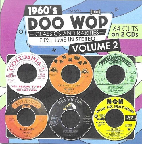 1960s Doo Wop Classics And Rarities 2 / Various - 1960s Doo Wop Classics And Rarities 2 / Various - Music CD