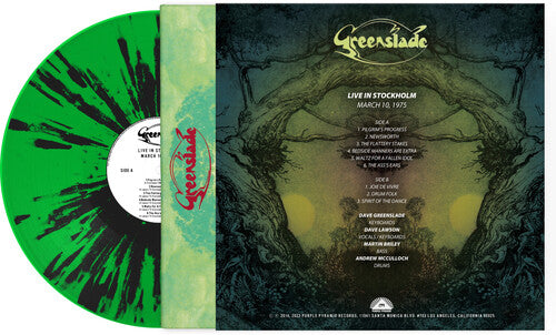 Greenslade - Live In Stockholm - March 10th, 1975 [Green/Black Splatter]