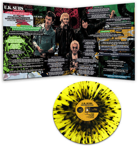 UK Subs - Reverse Engineering [Yellow/Black Splatter]