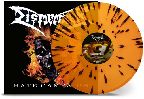 Dismember - Hate Campaign [Transparent Orange/Black Splatter]