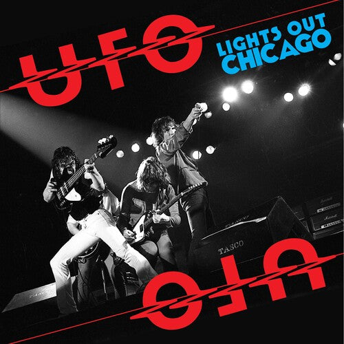 UFO - LIGHTS OUT IN CHICAGO - RED/BLACK SPLATTER