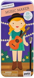 Petitcollage - Shine Bright Music Maker Magnetic Dress Up - Collectibles