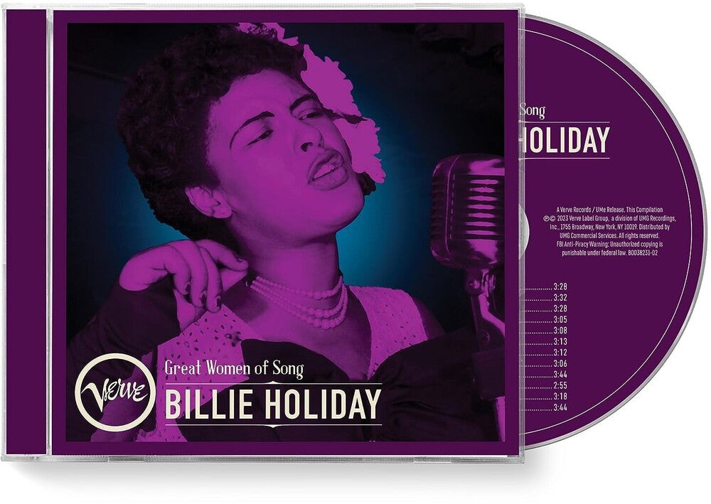 Billie Holiday – Great Women Of Song: Billie Holiday Music CD