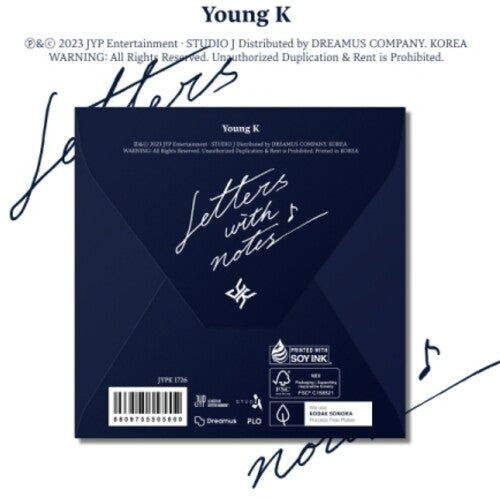Young K ( Day 6 ) - Letters With Notes (digipack Ver.) - Music CD