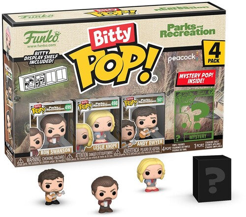 Funko Bitty Pop - Bitty Pop Television Parks & Recreation Ron 4 Pack - Collectibles