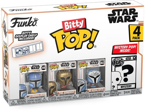 Bitty Pop Star Wars - Bitty Pop Sw Mandalorian Heavy Mandalorian 4 Pack - Collectibles