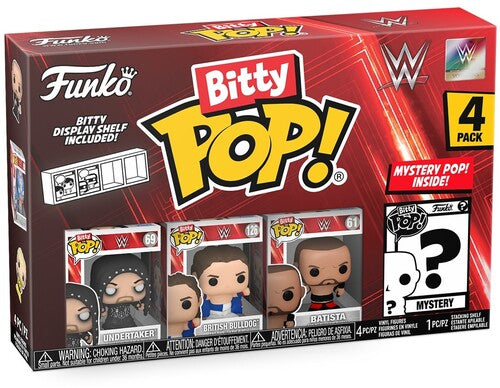 Funko Bitty Pop - Bitty Pop Wwe The Undertaker 4 Pack - Collectibles