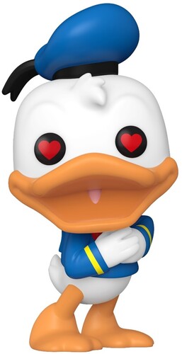 Funko Pop Disney - Pop Disney Donald Duck 90th Donald Duck Heart Eyes - Collectibles