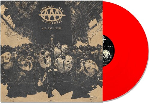 Against All Authority - All Fall Down - Red - Vinyl Record