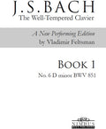 Bach,j.s. / Feltsman,vladimir - Book 1 - No. 6 D Minor - Books
