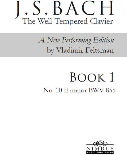 Bach,j.s. / Feltsman,vladimir - Book 1 - No. 10 E Minor - Books