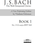 Bach,j.s. / Feltsman,vladimir - Book 1 - No. 15 G Major - Books