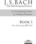 Bach,j.s. / Feltsman,vladimir - Book 1 - No. 16 G Minor - Books