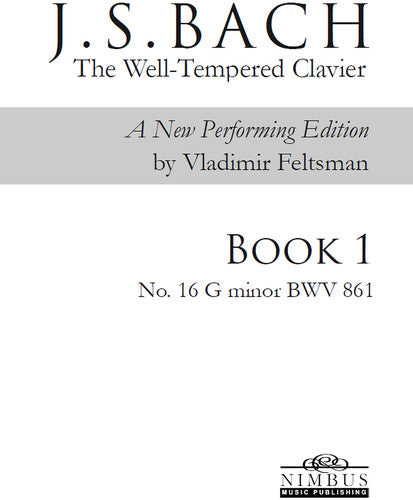 Bach,j.s. / Feltsman,vladimir - Book 1 - No. 16 G Minor - Books