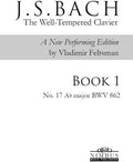 Bach,j.s. / Feltsman,vladimir - Book 1 - No. 17 Ab Major - Books
