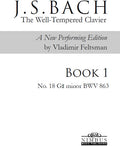 Bach,j.s. / Feltsman,vladimir - Book 1 - No. 18 G# Minor - Books