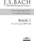 Bach,j.s. / Feltsman,vladimir - Book 1 - No. 19 A Major - Books