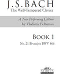 Bach,j.s. / Feltsman,vladimir - Book 1 - No. 21 Bb Major - Books