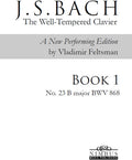 Bach,j.s. / Feltsman,vladimir - Book 1 - No. 23 B Major - Books