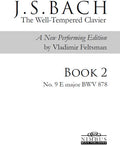Bach,j.s. / Feltsman,vladimir - Book 2 - No. 9 E Major - Books