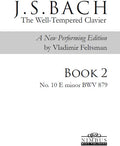Bach,j.s. / Feltsman,vladimir - Book 2 - No. 10 E Minor - Books