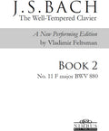 Bach,j.s. / Feltsman,vladimir - Book 2 - No. 11 F Major - Books