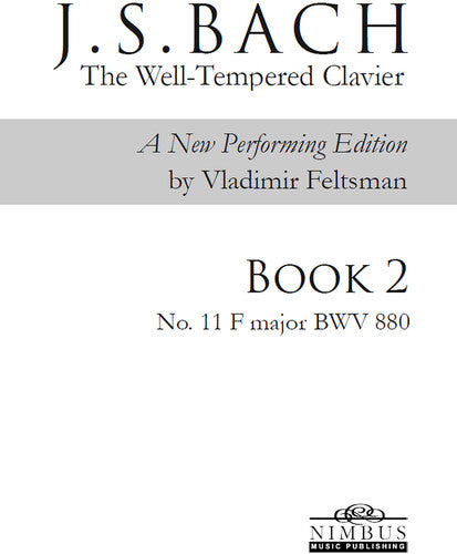 Bach,j.s. / Feltsman,vladimir - Book 2 - No. 11 F Major - Books