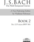 Bach,j.s. / Feltsman,vladimir - Book 2 - No. 12 F Minor - Books