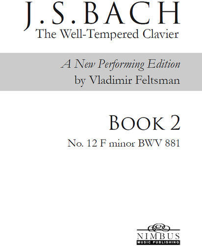 Bach,j.s. / Feltsman,vladimir - Book 2 - No. 12 F Minor - Books