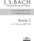 Bach,j.s. / Feltsman,vladimir - Book 2 - No. 13 F# Major - Books