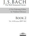 Bach,j.s. / Feltsman,vladimir - Book 2 - No. 14 F# Minor - Books