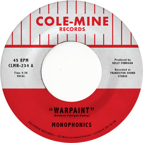Monophonics & Kelly Finnigan - Warpaint / Crash & Burn - Vinyl Record
