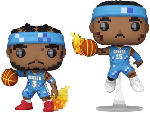 Funko Pop Nba Jam - Pop Nba Jam Games Nuggets Iverson & Anthony 2 Pack - Collectibles