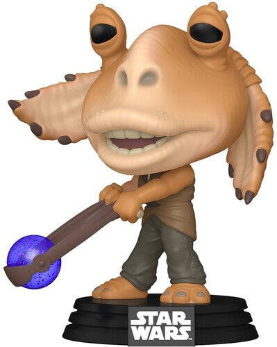 Funko Pop Movies - Sw Ep1 The Phantom Menace Jar Jar Binks With Booma - Collectibles