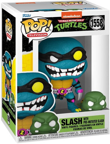 Pop & Buddy Teenage Mutant Ninja Turtles - Pop & Buddy Tmnt Slash & Pre Mutated Turtle Slash - Collectibles