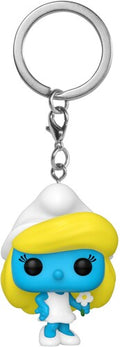 Funko Pop Keychain - Funko Pop Animation Keychain Smurfs Smurfette - Collectibles