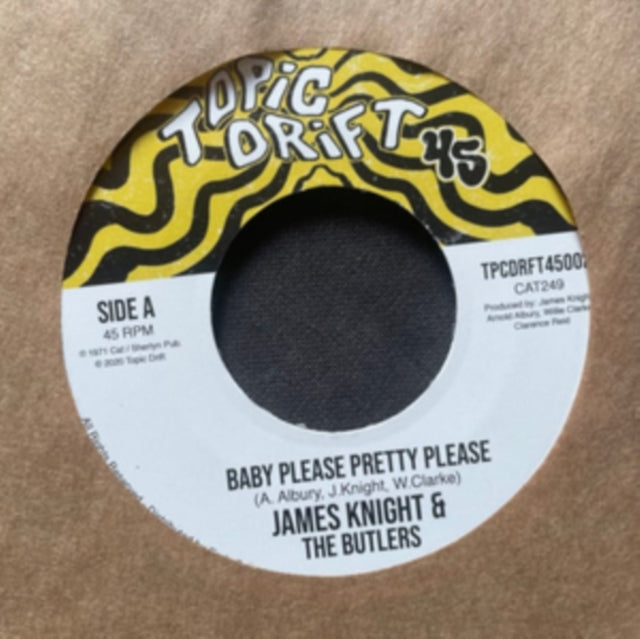 James & The Butlers Knight - Baby Please Pretty Please/Space Guitar - 7 Inch Vinyl