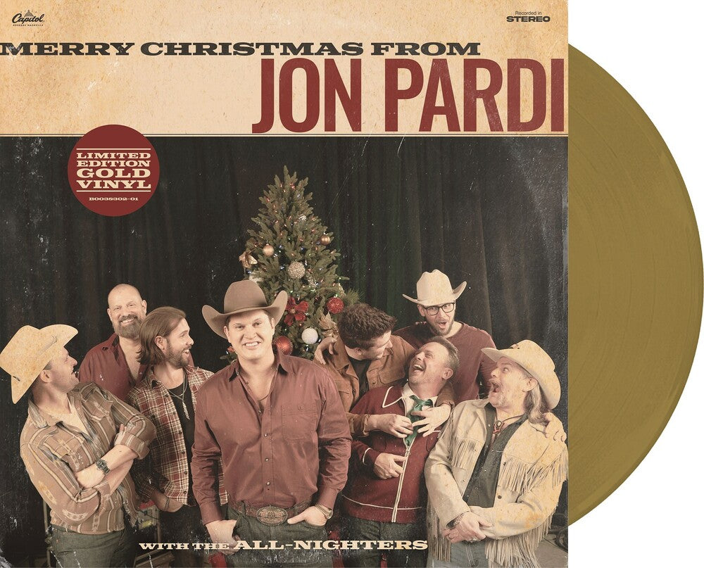 Merry Christmas From Jon Pardi [Limited Edition Gold LP] Vinyl Record