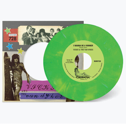 Vickie & the Van Dykes - I Wanna Be A Winner B/w Outcast [Peach/White]