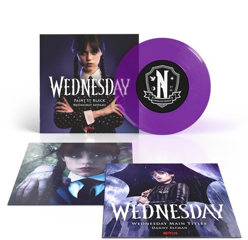 Wednesday Addams - Wednesday - Paint It Black / Main Titles - Vinyl Record