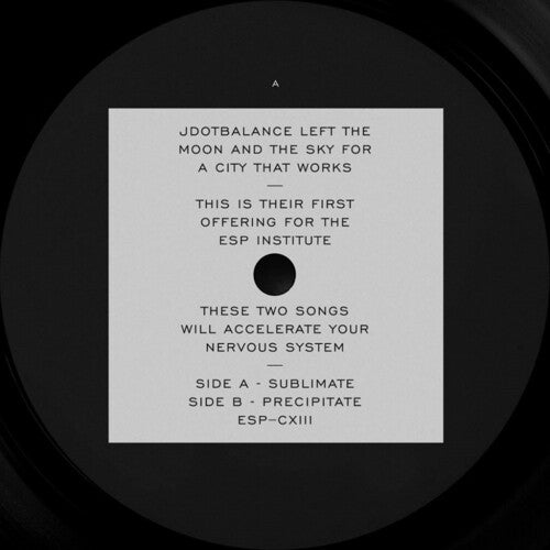 Jdotbalance - Sublimate - Vinyl Record