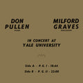 Graves,milford / Pullen,don - In Concert At Yale University - Vinyl Record